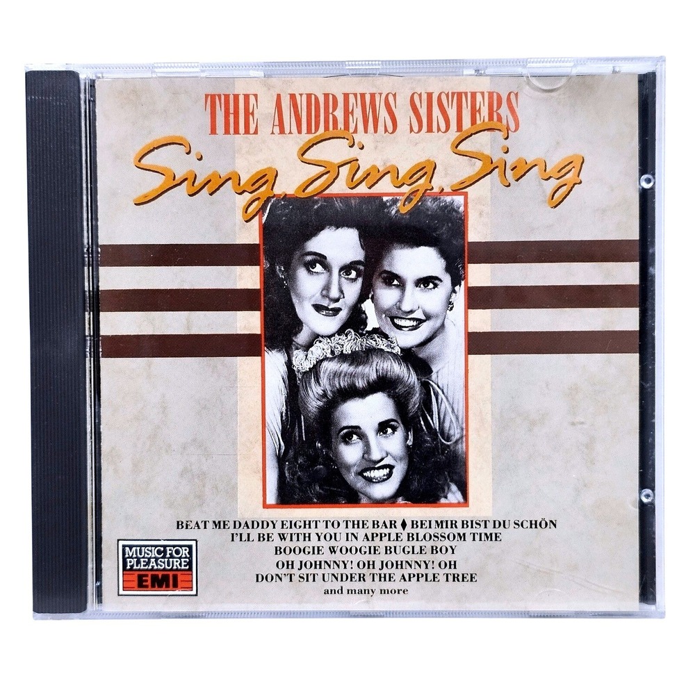 Andrews Sisters Sing CD Mono EMI CD-MFP 6044 Import Audio Music EUC